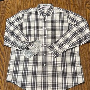 Bugatchi Classic Fit Mens Size L Button Down Shirt